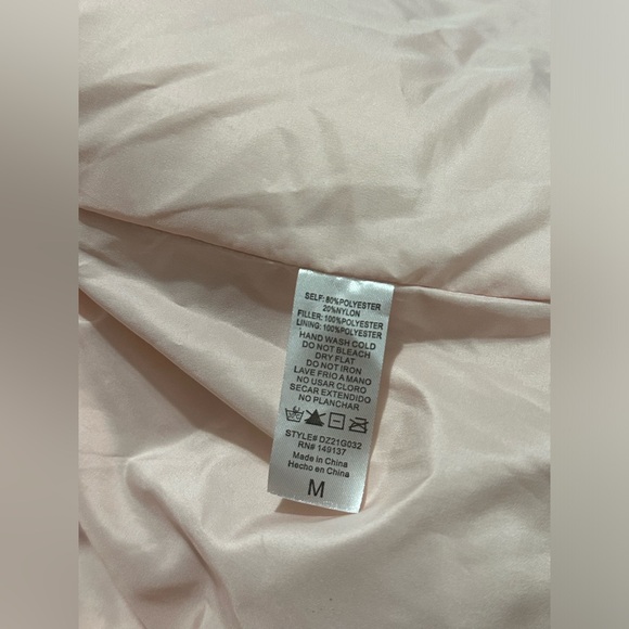 Double Zero Pink Quilted Puffer Jacket Coat
Women's Medium - Picture 8 of 9